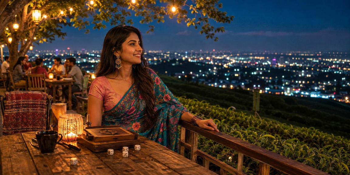 সিলেটের চা বাগানে ডাইস গেম উপভোগ করছেন বাংলাদেশি খেলোয়াড়